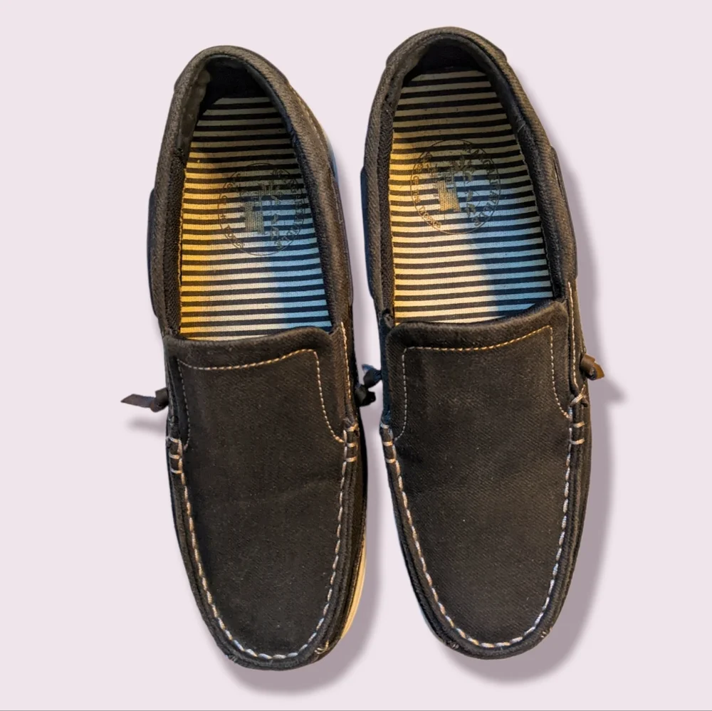 Dark Grey Margaritaville Boat Shoes - Picture 2 of 5